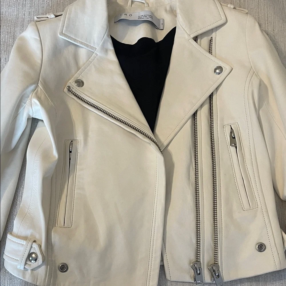 IRO Leather Moto Jacket - Picture 4 of 14